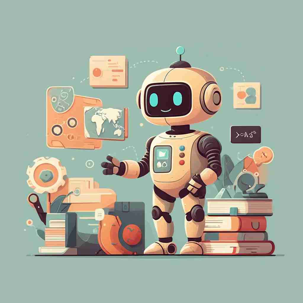 An image illustrating Education AI Agents