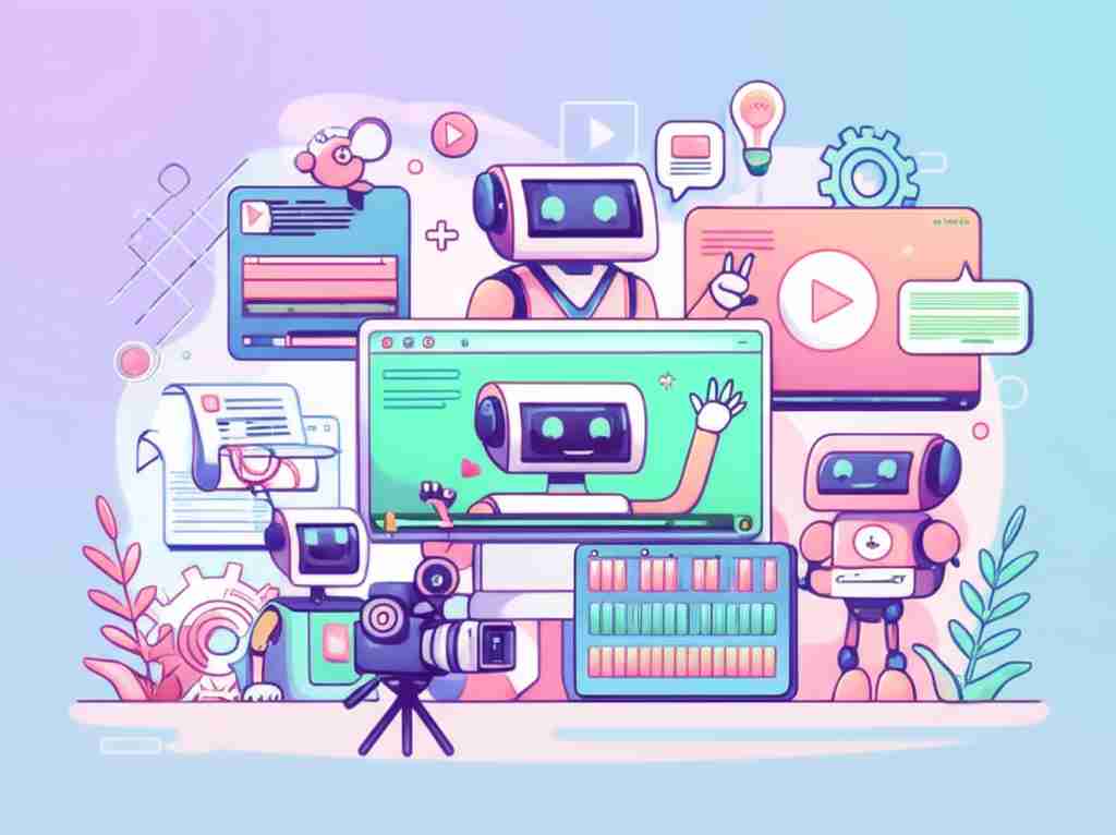 An image illustrating Video Content Creation AI Agents