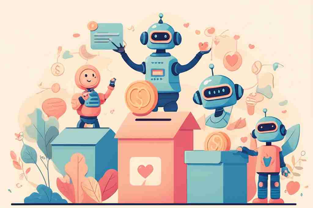 An image illustrating AI Agents for Nonprofit Fundraising