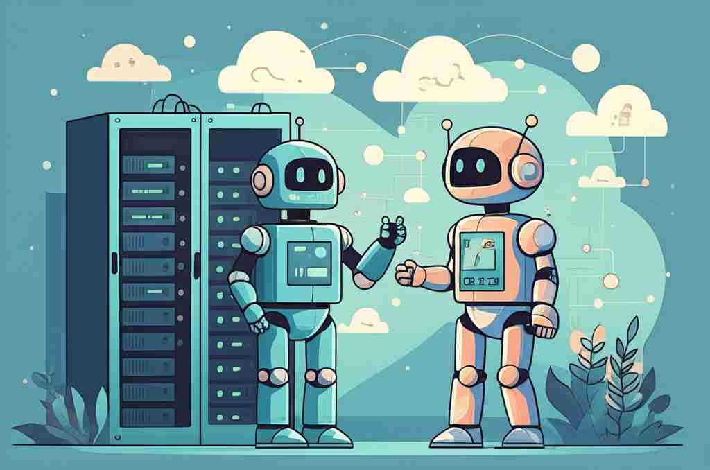 An image illustrating On-Premise vs. Cloud AI Agents